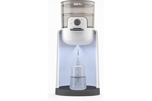 HEYVALUE Préparateur-Chauffe Biberon/Petits pots, Distributeur d'eau à Température Exacte, Instantané, Rapide, 4 Températures 72H Thermostat Intelligent, Chauffe biberon Amovible, Chauffe-biberon pour bébé