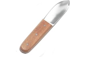 garier Couteau A Saint Jacques HUITRES 22 CM Bois INOX Cuisine