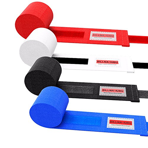 51ZMT Boxing Hand Wraps 3 Meters Bandages Mitts Protector (Red)