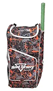 HeadTurners Nylon, PU Coated Duffle Cricket Individual Style- Kit Bag Only (Texture Orange)