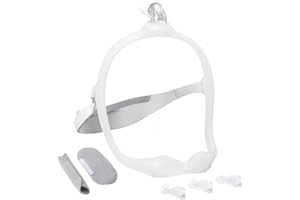 Gbbazu CPAP Maske Nasenkissen Rahmen Fit für DreamWear, Wiederverwendung Ersatz CPAP Kopfbedeckung Gurt Rohrrahmen mit 3-Size CPAP Nasenkissen, weiche Gummidichtung verbessern für Schlaf