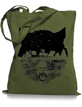 Wolf Forrest Stoffbeutel |Rettet die Wölfe Tragetasche