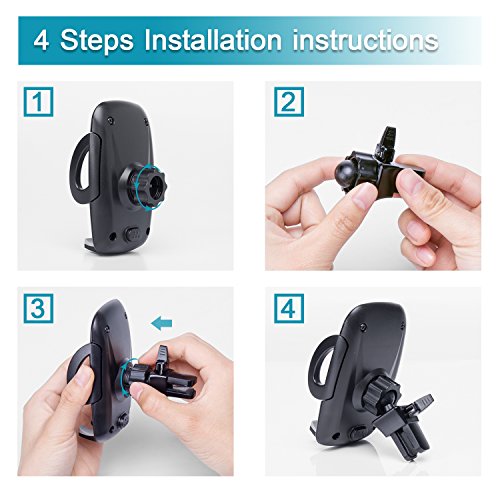 Avolare-Support-Tlphone-Voiture--Grille-daration-360-Degrs-pour-iPhoneX877plus6sSE5sSamsung-GalaxyS8a5NoteNexusLGSonyAndroid-SmartphonesAppareils-GPS