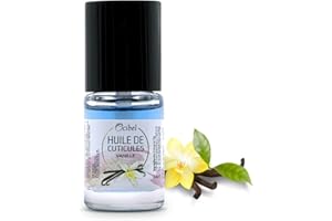 OCIBEL - Huile de cuticule senteur vanille. Hydrater, apaiser, régénérer, nourrir et favoriser la croissance saine des ongles, lot de 1 (1 x 5 ml)
