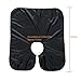 Anself Hairdressing Salon Apron Hair Cloth for Barbershop Water Resistant Hair Cutting Cape Black Shampoo Cloth