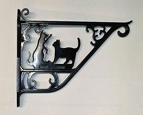 NETLONHeavy Duty Black Plastic Animal Feature Hanging Basket Bracket (Frame Only)