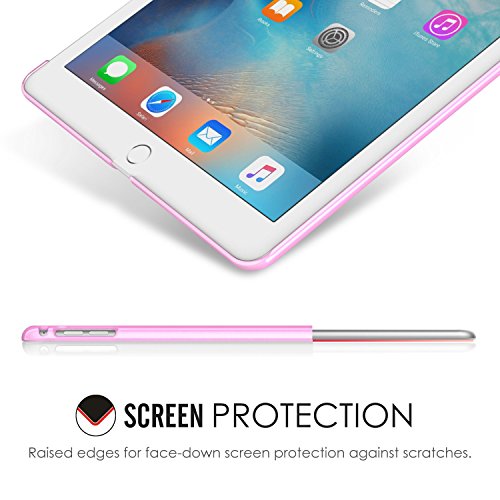 MoKo Hülle für iPad Pro 9.7 – Ultra Slim Translucent Hart Polycarbonate Schale Schutzhülle Case Cover für Apple iPad Pro 9.7 Zoll 2016 Modell Tablet, Matt Violett (Auch für iPad Pro Offizielle Tastatur) - 5