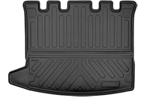 ‎TRIMAK Trimak Passgenau 3D Kofferraumwanne Kompatibel mit Dacia Jogger Kofferraumboden Schutzmatte Auto Zubehör Antirutschmatte Kantenschutz TPE Gummi Dauerhaft Schwarz