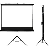 Codegen TX-18 180X180cm Tripod Stand Portable Projection screen, Black