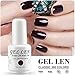 Gellen Brand UV LED Gel Polish Nail Polish Nail Art Soak Off Color Gel Nails 8ml Dark brown