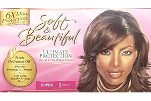 Relaxer/Glättungscreme Soft & Beautiful Ultimate Protection No Lye Relaxer SUPER