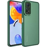 Zore Xiaomi ile uyumlu Redmi Note 11 Pro 5G Kılıf Kamera Korumalı Transparan Zore Post Kapak Koyu Yeşil