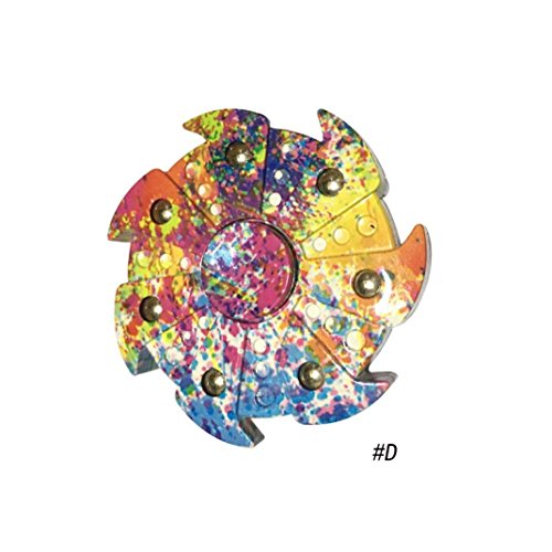 Kingko Multicoloured Triangle Fidget Hand Spinner Toy High Speed Copper Finger Spinner EDC Focus Stress Relief Toys (D) Kingko Multicoloured Triangle Fidget Hand Spinner Toy High Speed Copper Finger Spinner EDC Focus Stress Relief Toys (D)