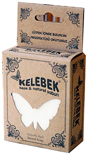 Kelebek Turkish Bath Hammam Spa Soap & Kese Scrub Set