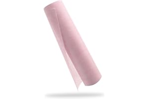 YUNSHANGHE Vlies Tischläufer, 30 cm x 25 m Tischdeko Tischläufer, Dekoratives Tischband für Taufe, Kommunion, Geburtstage, Hochzeiten und Party (Hellrosa)