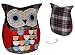 Produktbild 1 Stk. Türstopper als Plüsch Tier EULE / Wandpuffer Türpuffer Stoff Türkeil für Kinder Sandsack Stoffsack Fensterstopper