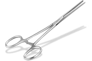 ‎INSTRUMENTENRW Schraubzwinge Hobby-Klemme 18 cm Fein-Innenverzahnt aus rostfreiem Edelstahl Hakenlöser Angelsport Werkstatt-Tool