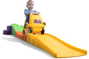 Step2 Up & Down Roller Coaster Montaña rusa para niños | Montaña Rusa arriba y abajo para jardín y casa | Juguete para niño con coche | Jugar con juegos