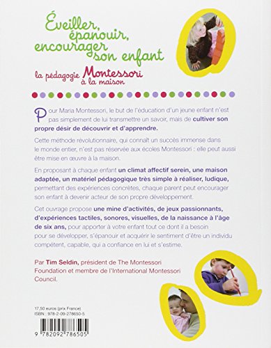 Book's Cover of Éveiller, épanouir, encourager son enfant - pédagogie Montessori
