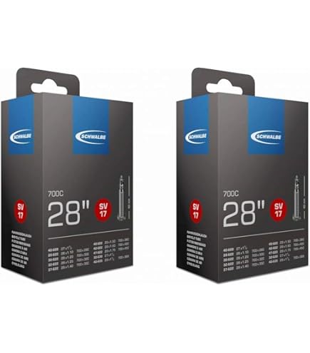 2 Camere D'Aria Per Bici 28" 700x35-43C - Valvola Schrader 48mm - Foto 2