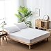 Produktbild TianranRT Doppelbettbezug, Rutschfester Matratzenbezug Für Einfarbiges Bett Matte Rutschfester Wasserdichter Bezug Heimtextilien, Weiß (B)