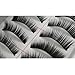 10 Pairs Hand made full strip Fake False Eyelashes Natural Long Look cotton stem 217 free shipping Beauty Health Makeup Tools