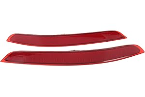 SOCOBETA 2PCS Rear Tail Bumper Reflector Replacement Compatible with X5 F15 2014 2015 2016 2017 2018,OE 63147290091