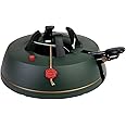 KRINNER® Comfort Grip S Christmas Tree Stand with Foot Pedal Single Rope Technology with 3.0 Litre Water Tank for Tree Height up to 2.3 m Made in Germany 94215, Green (Matte)