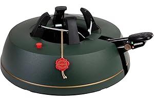 KRINNER® Comfort Grip S Christbaumständer Weihnachtsbaumständer inkl. Fußpedal Einseiltechnik mit 3,0 Liter Wassertank für Baumhöhe bis 2,3m Made IN Germany 94215, Grün (Matt)