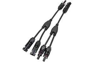 Dongge Solar connector Y branch parallel adapter Solar panel cable Photovoltaic plug distributor