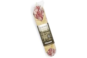 Strolghino Salumi Pasini® | Salami típico de Parma | Envasado al vacío | 200 gr | 100% italiano | Sin gluten y sin lactosa