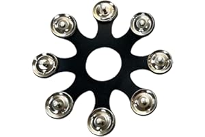 EAWFGTUW Améliorez la musique avec des effets rythmiques et scéniques pour cymbales Hi Hat Tambourin (Noir)