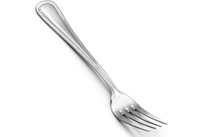 Forgast Fourchette de table | RESTAURANT | 6 pièces | Acier inoxydable | Fourchette pour les repas de tous les jours | pour fêtes, cafés, restaurants | Facile à nettoyer | Lavable au lave-vaisselle