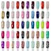 Elite99 Pick Any 6 Colours Soak Off Gel Nail Polish Top Base Coat 6pcs Manicure Gift Set