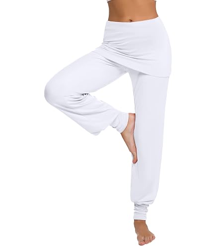 Legging Avec Poches Taille Haute Pour Femme - Pantalon Évasé Opaque Yoga Bootcut Sport Fitness Danse