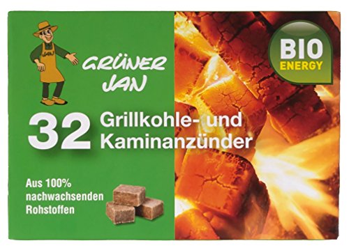 Grüner Jan 32 Grillkohle-und Kaminanzünder