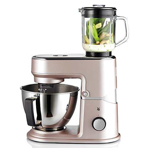 WMF KÜCHENminis Küchenmaschine One for All, 3 L, planetarisches Rührwerk, 0,8 L Mixeraufsatz Glas, 430 W, powder rose - 9