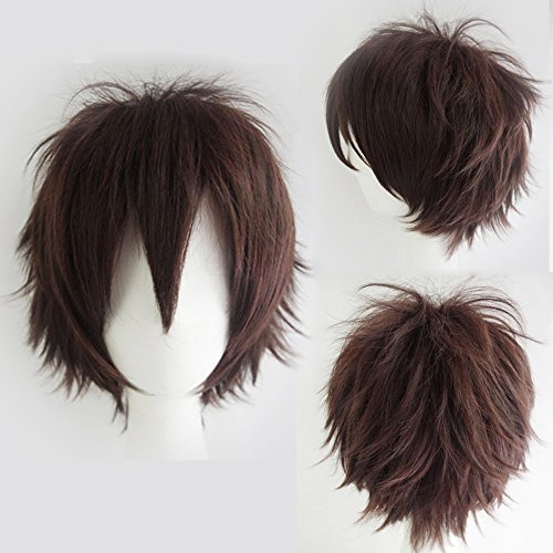 Pelucas Cosplay Hombre Pelucas Carnaval Cortas 12