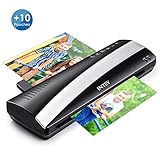 ♥Moldeo de plástico frío y caliente - Podría elegir uno de los 2 modelos según sus necesidades prácticas. "Modelo en Frío" utiliza la presión del pegamento y la máquina para unir la foto con la película y la hoja posterior. "Modelo en Calor" se basa en la alta temperatura y la alta presión de la máquina para completar la foto sobre el moldeado. El costo del moldeo en frío es menor, pero el efecto del modelo en calor es mejor y las fotos se mantienen bien durante mucho tiempo.