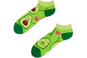 Dedoles Chaussettes Unisexe Homme Femme & Enfants beaucoup designs amusants Football Pizza Avocat Pompier Grenouille Plantes Cadeau gauche droite différent