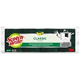 Scotch-Brite Bulaşık S&uuml;ngeri Yeşil Klasik Tırnak Koruyucu 4'l&uuml;