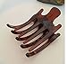 FOONEE Women Lady Girls Non Slip Grip Large Claw Hair Clip Clamp,Coffee