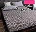 Produktbild Laken Scotton Bett Kochsalzlösung Einzelstück Baumwolle Geeignet für 5-28 cm Matratze Rutschfester Matratzenbezug Asche 120 x 200 cm