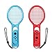 Produktbild Bestico Tennisschläger für Nintendo Switch Joy-Con Controllers, 2 Stück Tennis Racket für Mario Tennis Aces,ARMS and Motion Sensing Spiele