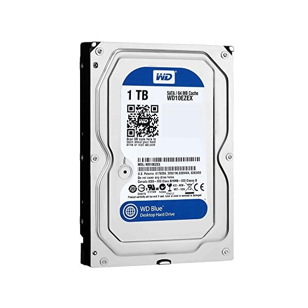 Western Digital WD - Disco Duro Interno HDD WD Blue wd10ezex 1tb 3.5" sata3 7200rpm 16mb 6gb/s
