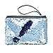 Produktbild Namgiy Aufbewahrungstasche Lagerung Kosmetiktasche Meerjungfrau Tasche Doppel Farbe Pailletten Geldbörse Glitter Makeup Pouch Tragbare Schlüsseltasche Kabeltasche