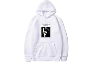 OUHZNUX Sudadera con Capucha The Weeknd Rapper Sudadera con Capucha The Weeknd Impreso Sudadera con Capucha De Manga Larga Hip Hop Trend Wear Sudadera con Bolsillos Xs-4Xl