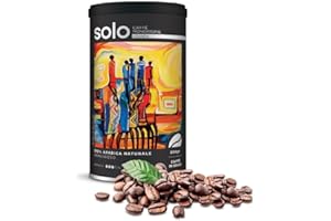 SOLO - Caffè Monorigine Uganda, Caffè in Grani Tostati, 250 g, 100% Arabica Naturale