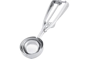 Outbit Eisportionierer - Edelstahl-Eisportionierer Cookie Scoop Ice Cream Scoop Trigger für Eiscreme, Plätzchen, Kuchen Teig, Cupcake, Muffin, usw.(6CM)