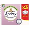 Andrex Washlets, Flushable Gentle Clean Toilet 3*40 Tissue Wipes.